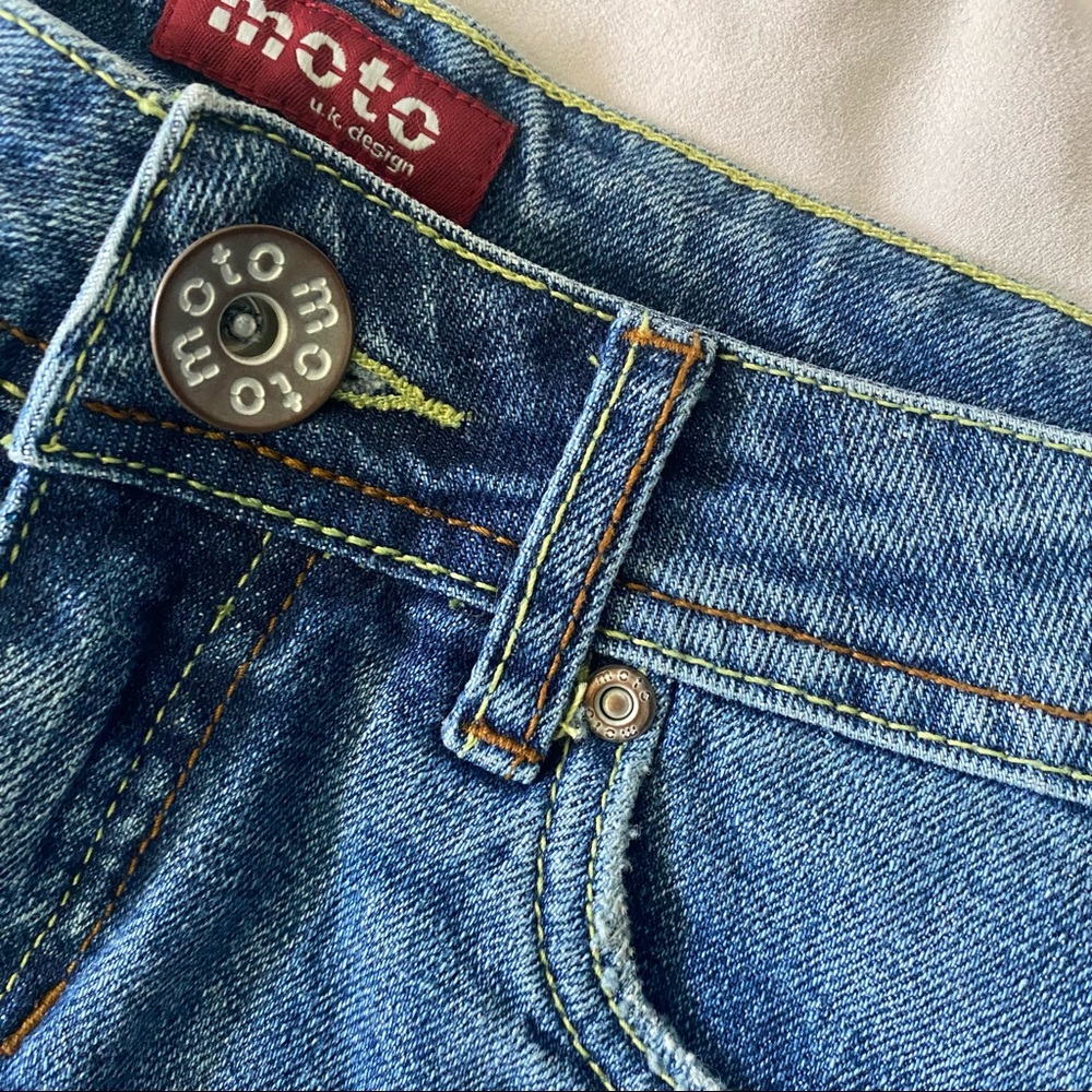 🌈Moto Denim Split Skirt - Picture 12 of 16